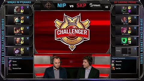 Ninjas in Pyjamas vs SK Gaming Prime | Game 1 Semi Finals S4 EU CS #2 Summer 2014 Playoffs