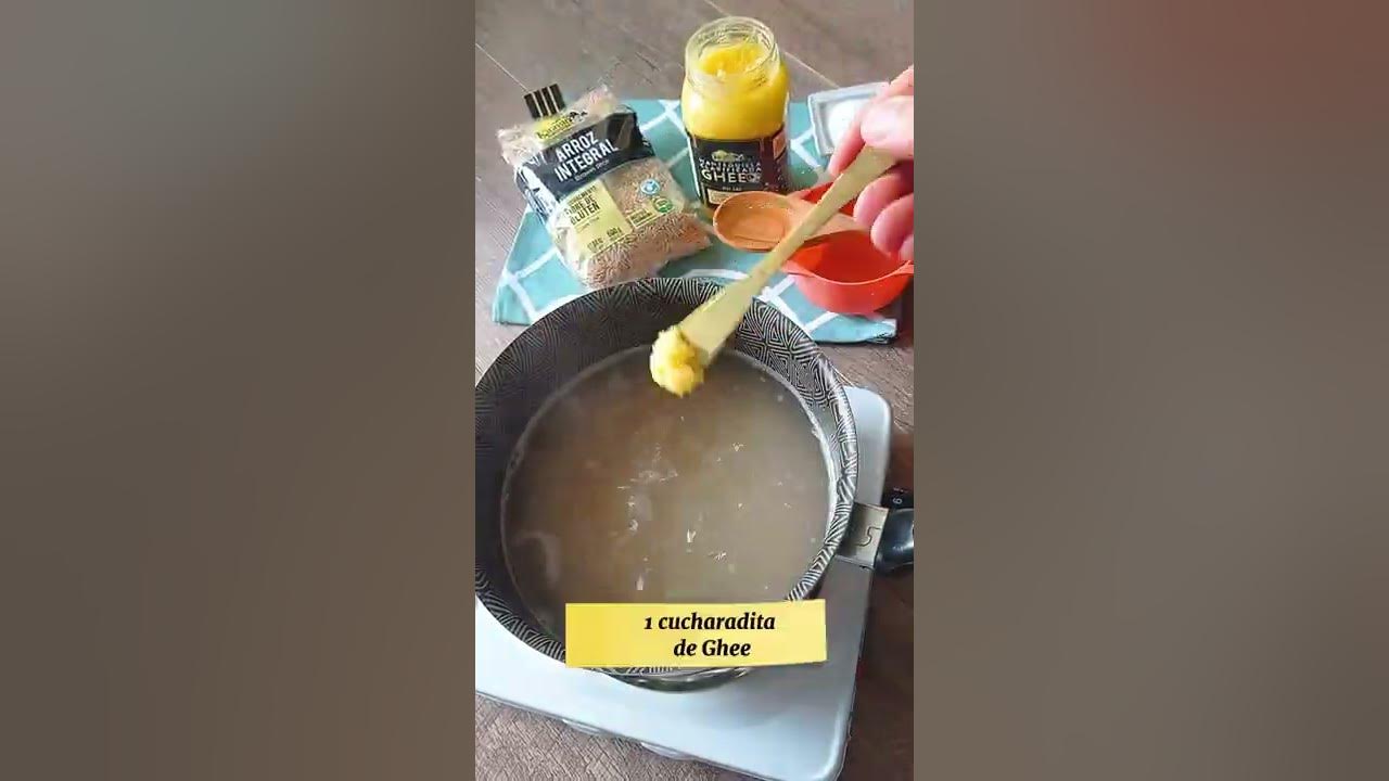 Hervir arroz integral en hervidor de Lékué Receta de Cucharita De plata-  Cookpad