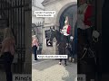 Some tourists may not notice or may not be aware of the white lines at Horse Guards | London