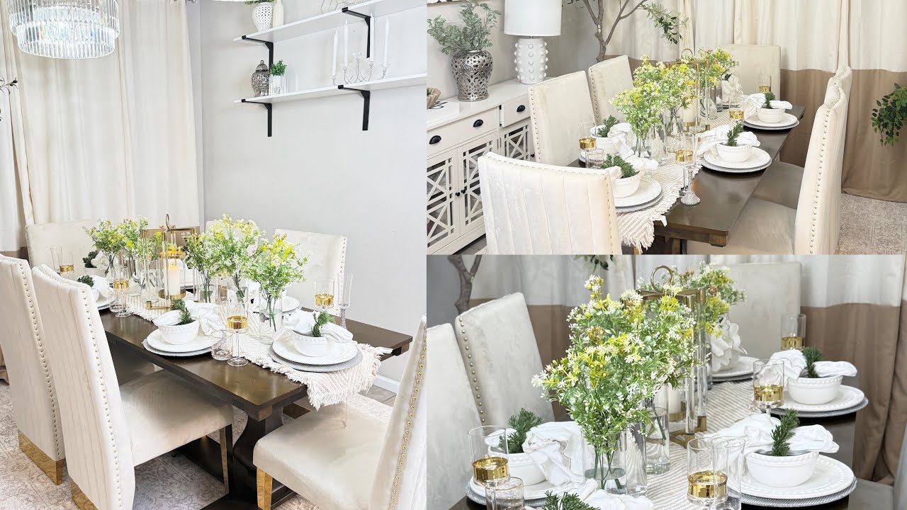 DECOREZ AVEC MOI MA TABLE D’HIVER 2026/ #homedecor #homerefresh #winterdecoration #winterdecor #2026