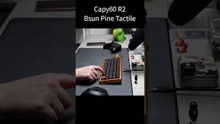 Capy60 R2 Bsun Pine Switches Typing Sound ASMR #keyboard #asmr #typing