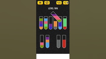 【Water Sort Puzzle】 Level 1816