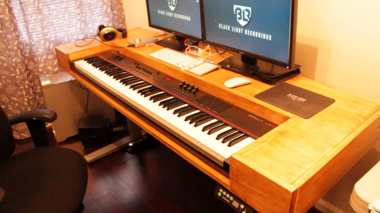 Custom Made Stand Up Composing Desk - YouTube
