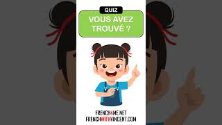 French Phrases Quiz  I  Find The Missing Word # 00231 #Shorts