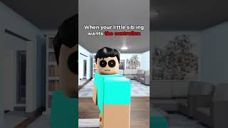 Sibling Controller Fight #roblox #robloxanimation