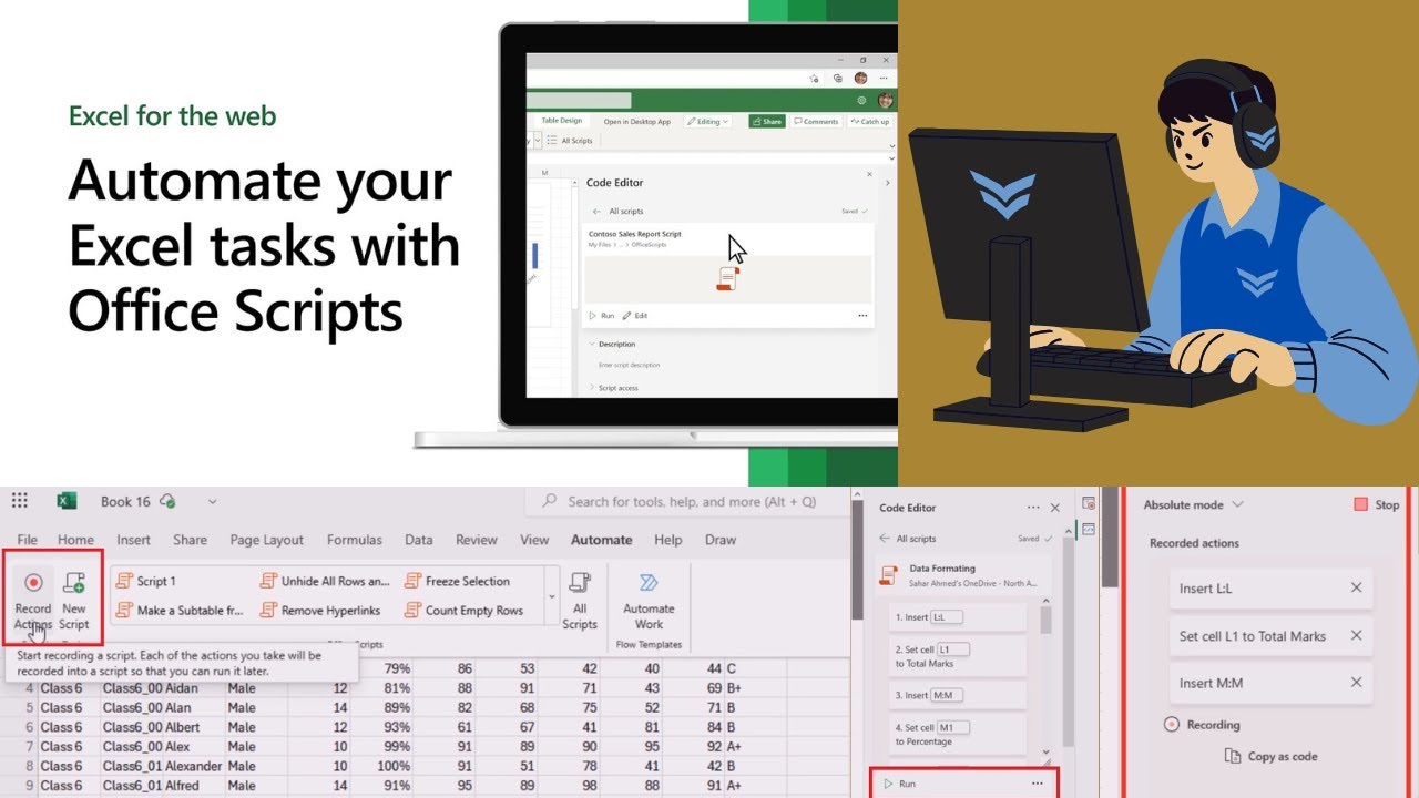 Automate your Excel Tasks with Office Scripts !!!! - YouTube
