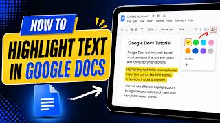How to Highlight text in google docs 2026 [ Easy Tutorials ]