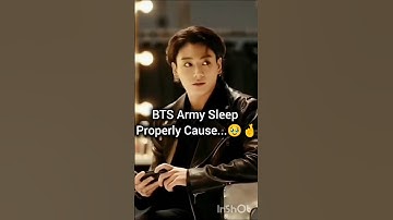 BTS Army Sleep Properly 🥹🤞 Must Watch Armies 🥺#shortsviral #bts #animieeditz #btsarmy #trending