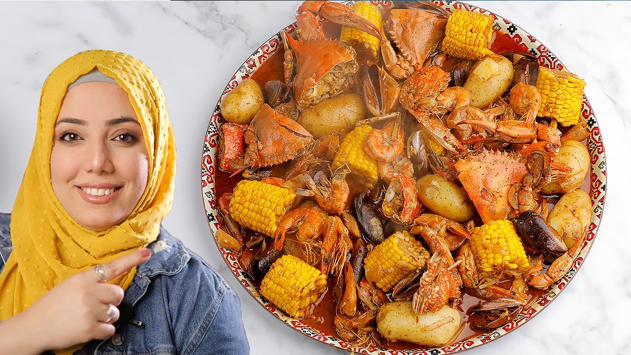 أشهر أكله سي فود في أمريكا🦐🦀😍 |Sea Food Bag