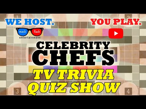 Play a Celebrity Chef Quiz Show Mack Flash Trivia Quickies