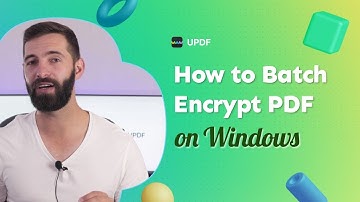 How to Batch Encrypt PDF on Windows?