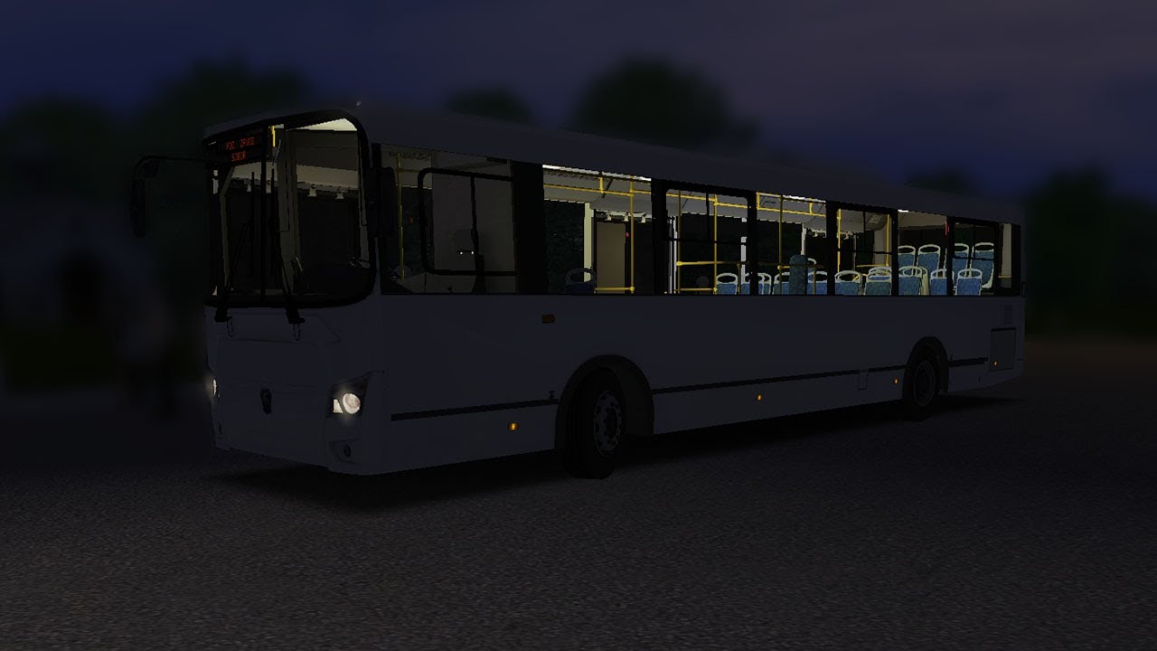 Вечерний рейс на ЛиАЗ 5293.65 Рестайлинг|OMSI 2|Нигорск