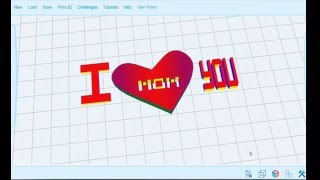 AB3Dbasic for quick 3D gifts (Mother's day example)