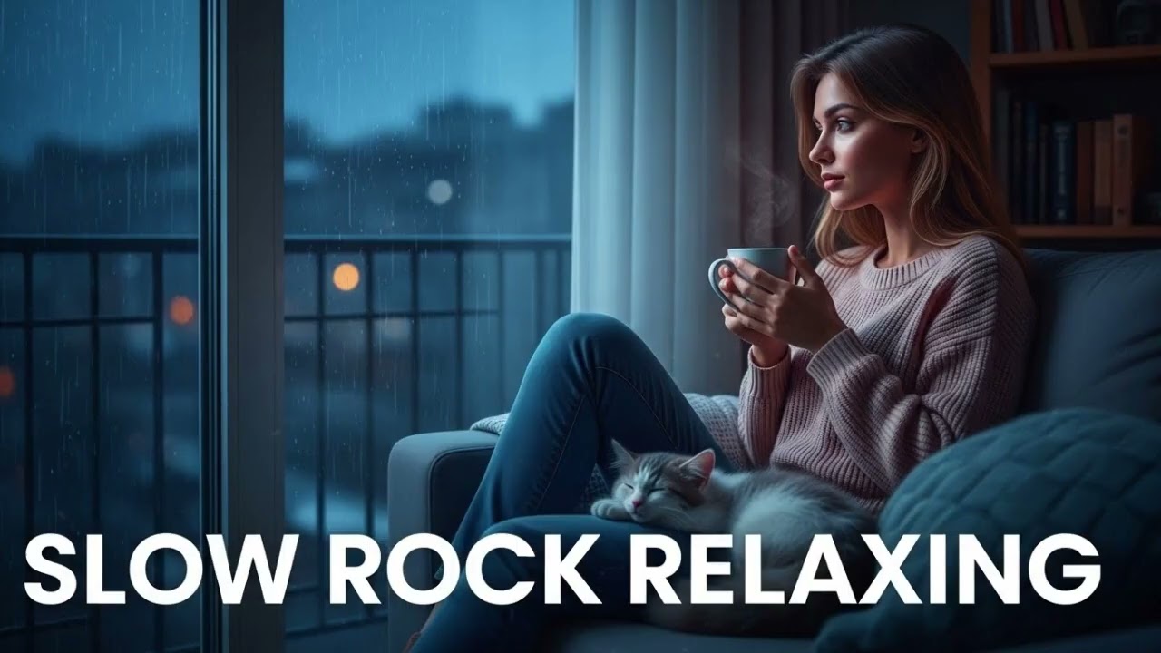 Relaxing Slow Rock Playlist – Gentle Rock for Quiet Nights 🌙