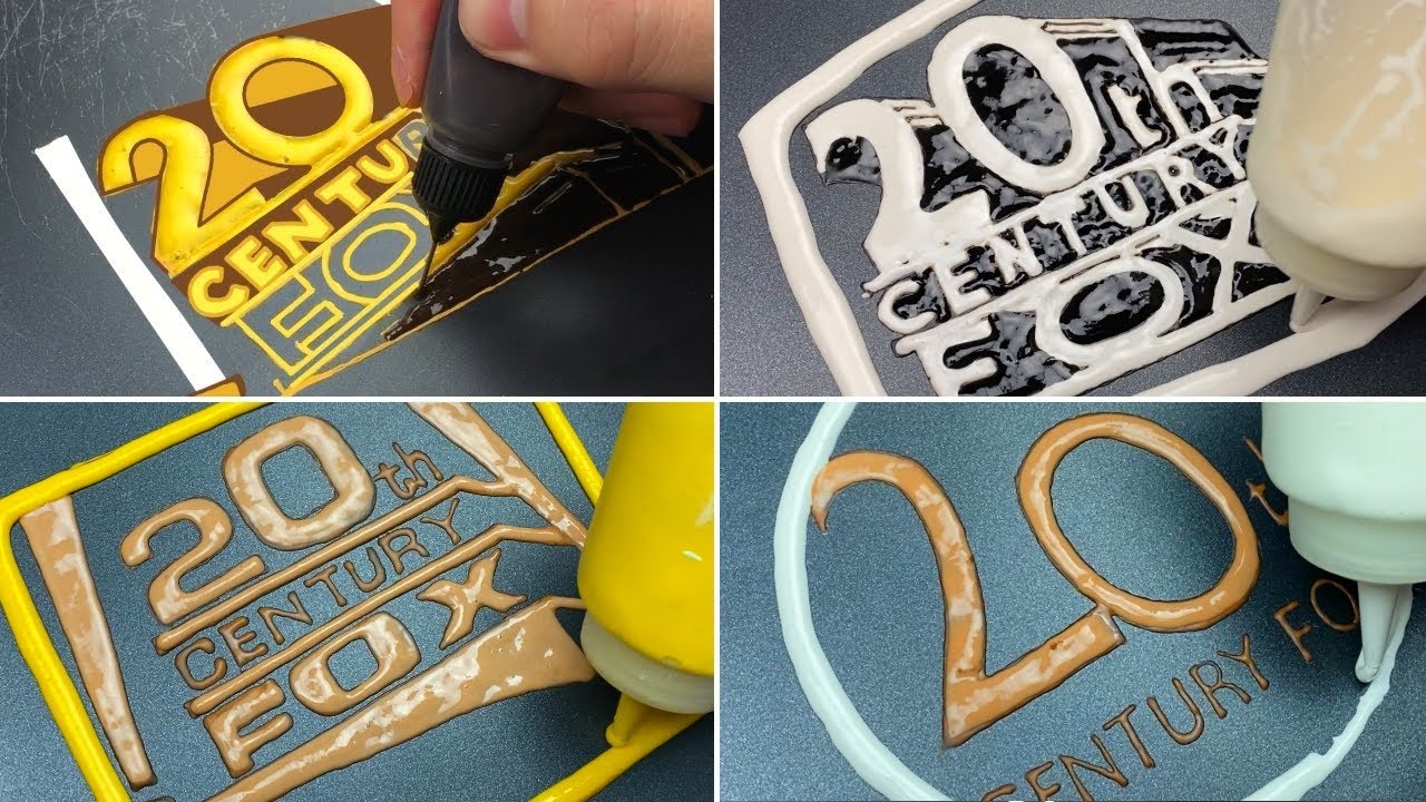 20th Century Fox Logo Variations Pancake Art