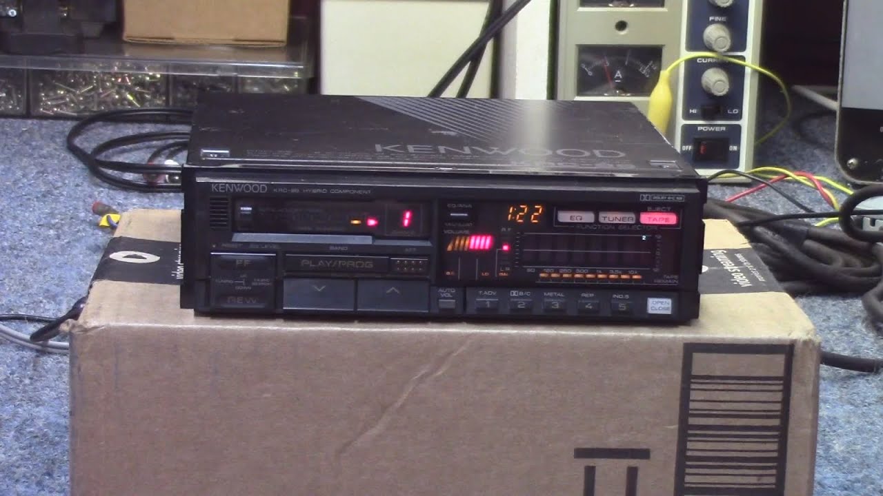 Kenwood KRC99 Car Stereo pt.2 cassette repair & final testing YouTube