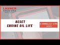 Cadillac CTS 2005 |  Reset Engine Oil Life | X-431 Throttle