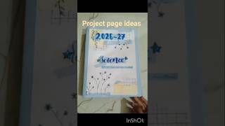 Ideas for project pages|Tripti art studio 🎨 #art #drawing #creative #artist #scribble #project