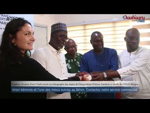 PARAKOU : L'association Orléans -Parakou offre un échographe ultra moderne au Chud Borgou