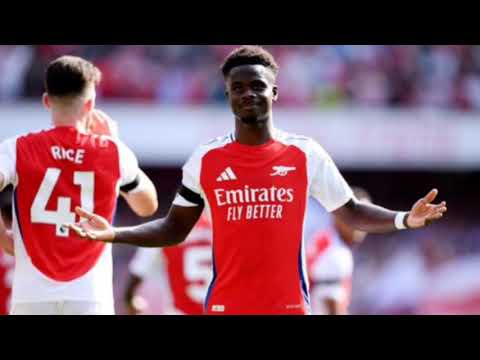 Arsenal vs AS Monaco (3-0) Champions League  Saka scores Lewis-Skelly impresses