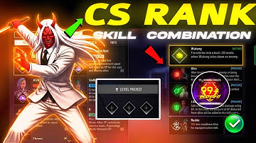 NEW SEASON - CS Rank Best Combination | Best Character Skill For CS Rank | CS Rank Best Character