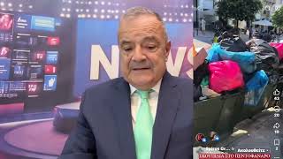 Διαμαρτυρία για τα αμάζευτα σκουπίδια στο Πεντοφάναρο.