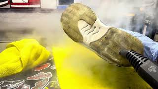 Jordan Max Aura 2 restoration!!! #nikeshoes #jordans #airmax #sneakerrestoration #shoecleaning