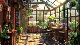 Relaxing Piano Music at  Garden Coffee Shop - Music for Relax, Study and Sleep