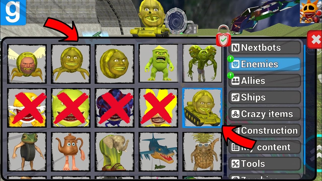 Sandbox in space updated new lin gang melon zombie melon infected melon family 😱 chasing nextbots 🔥