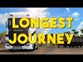 Euro Truck Simulator 2 Longest Journey Timelapse | Aberdeen-Catania (Italia DLC)