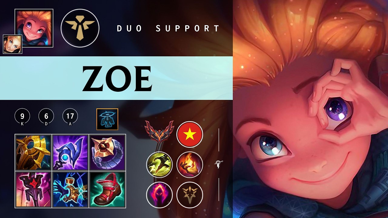 Zoe Support vs Nami - VN Grandmaster Patch 26.05