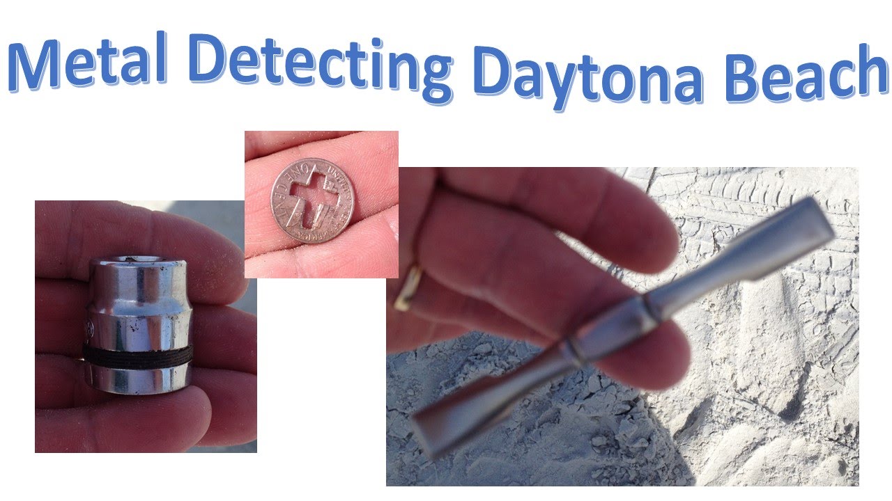 Metal Detecting Daytona Beach 7/20/2016 and 7/22/2016 YouTube