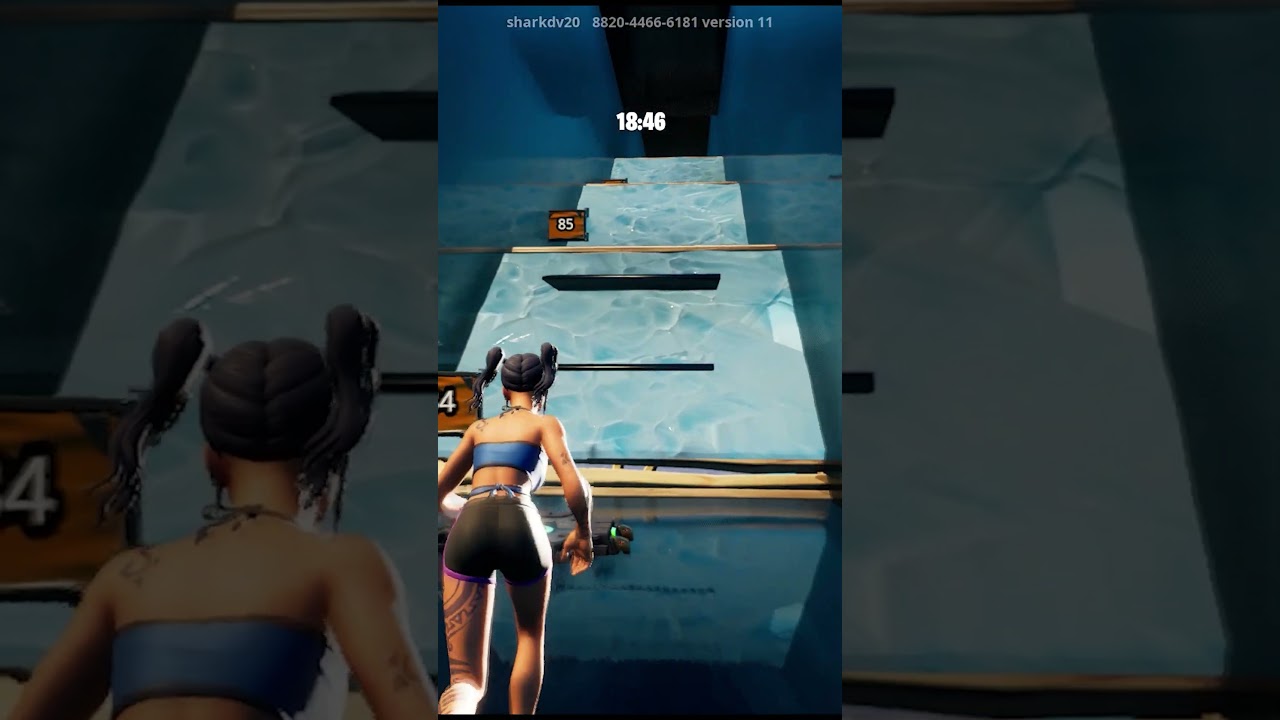 Death Run, Dropper and Parkour Fortnite  map code: 8820-4466-6181