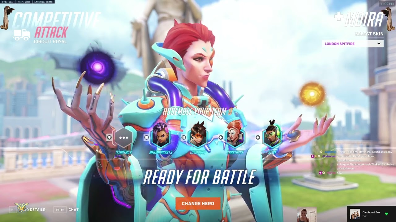 RANK 1 MOIRA AGAINST ANS !