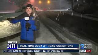Real-time look at road conditions
