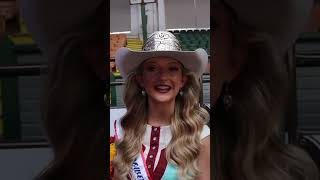 APF Rodeo Royalty Queen Faith Wright at Patriot Round Up. VC: Zach Kepple at Small Town America