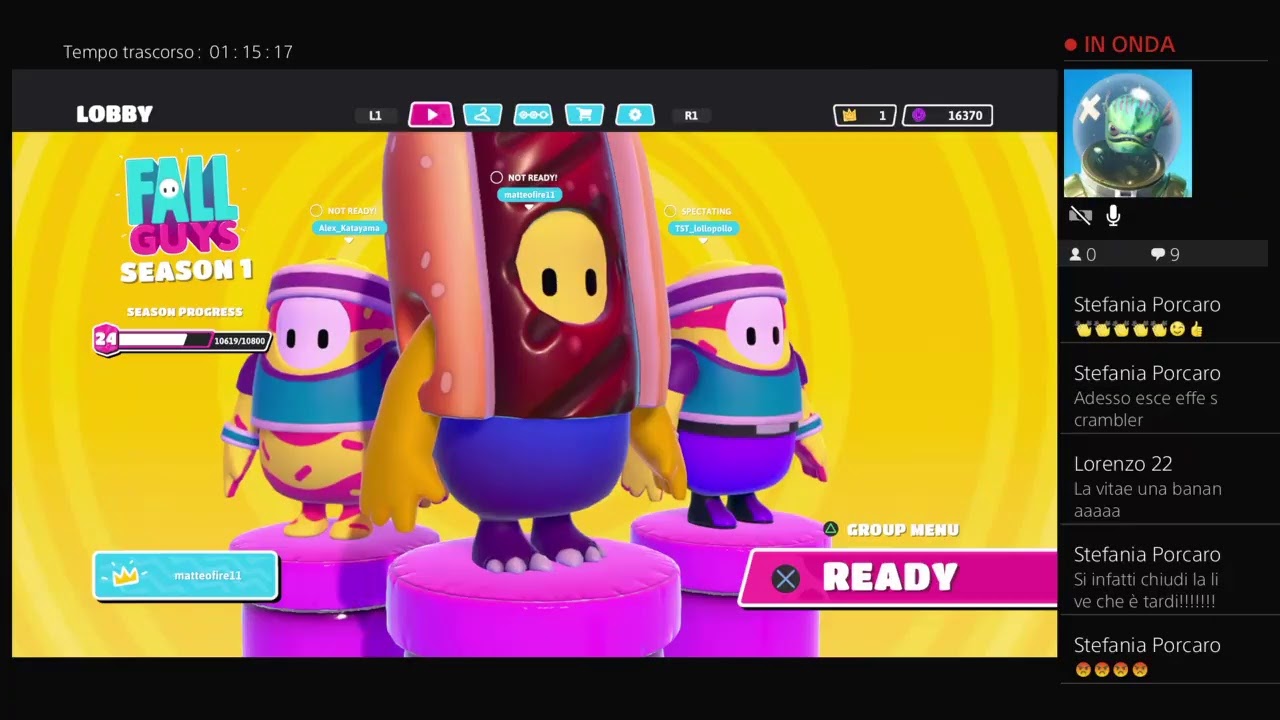 Gioco con i miei amici a fall Guys - YouTube