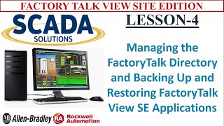 4. Managing the FactoryTalk Directory and Backing Up and Restoring FactoryTalk View SE Applications