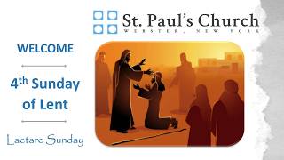St. Paul's RCC Mass, Sunday, Mar 15, 11:00 AM ET