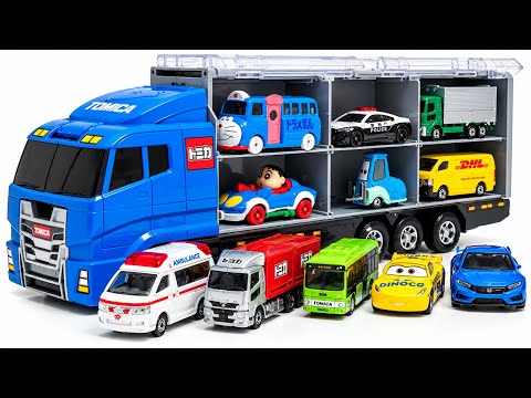 🚒✨ はたらくくるま大集合！人気のトミカミニカーで車の名前を覚えよう！🚗🚑Tomica Mini Cars 🚚 | Vehicles Toys for Kids ✨