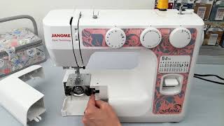Видео-обзор на электромеханическую швейную машину Janome Anna
