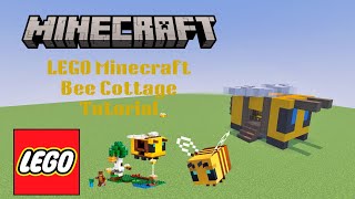 How To Build The LEGO Minecraft Bee Cottage 🐝 🏠 