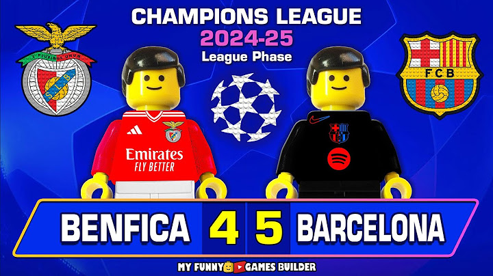 Benfica vs Barcelona 4-5 | Champions League 2024/25 Goals Highlights lego