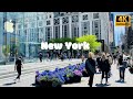 [4K]🇺🇸NYC Spring Walk🌹Fifth Avenue Blooms, Rockefeller Center, Apple Store & More | May 6, 2021