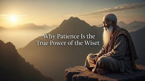 Why Patience Is the True Power of the Wise