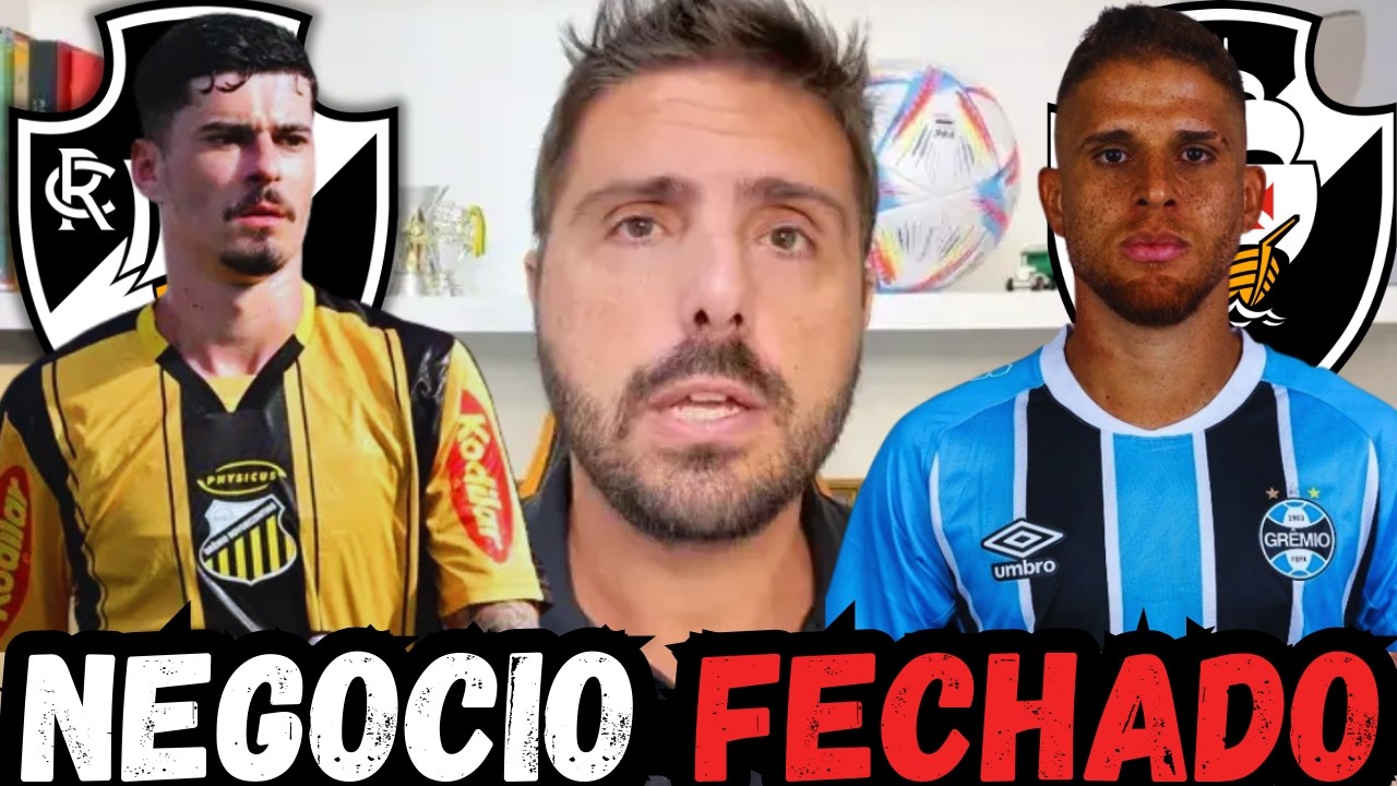 🚨URGENTE🚨ACERTADO! VASCO FECHA COM CAMISA 8 DE GRANDE NIVEL!