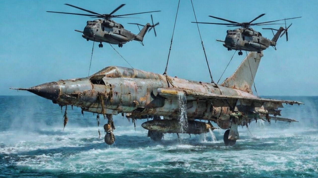 Recovered from the Seabed | F-105 Thunderchief Completely Restored! Full Process Revealed