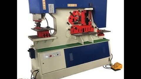 Prima Multi Functional Ironworker | hydraulic Iron Worker Punch and Shear Machine