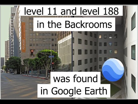 Level 11 and level 188 in the Backrooms was found on Google Earth 
