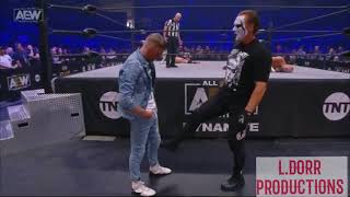 Orange Cassidy and Sting Face off AEW Dynamite July 21st 2021